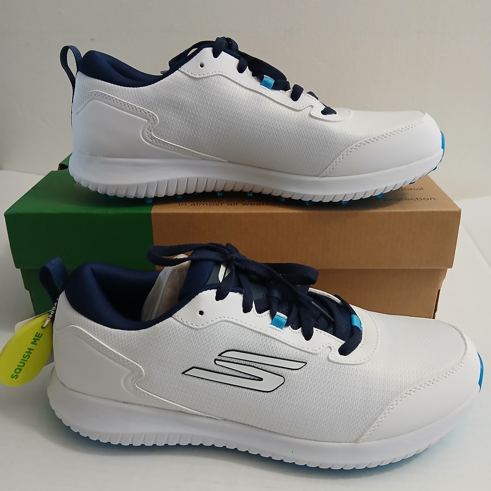 Skechers Men's GoGolf Max Fairway 4 White Color water repellent Golf Shoe SZ 9 - Picture 5 of 11